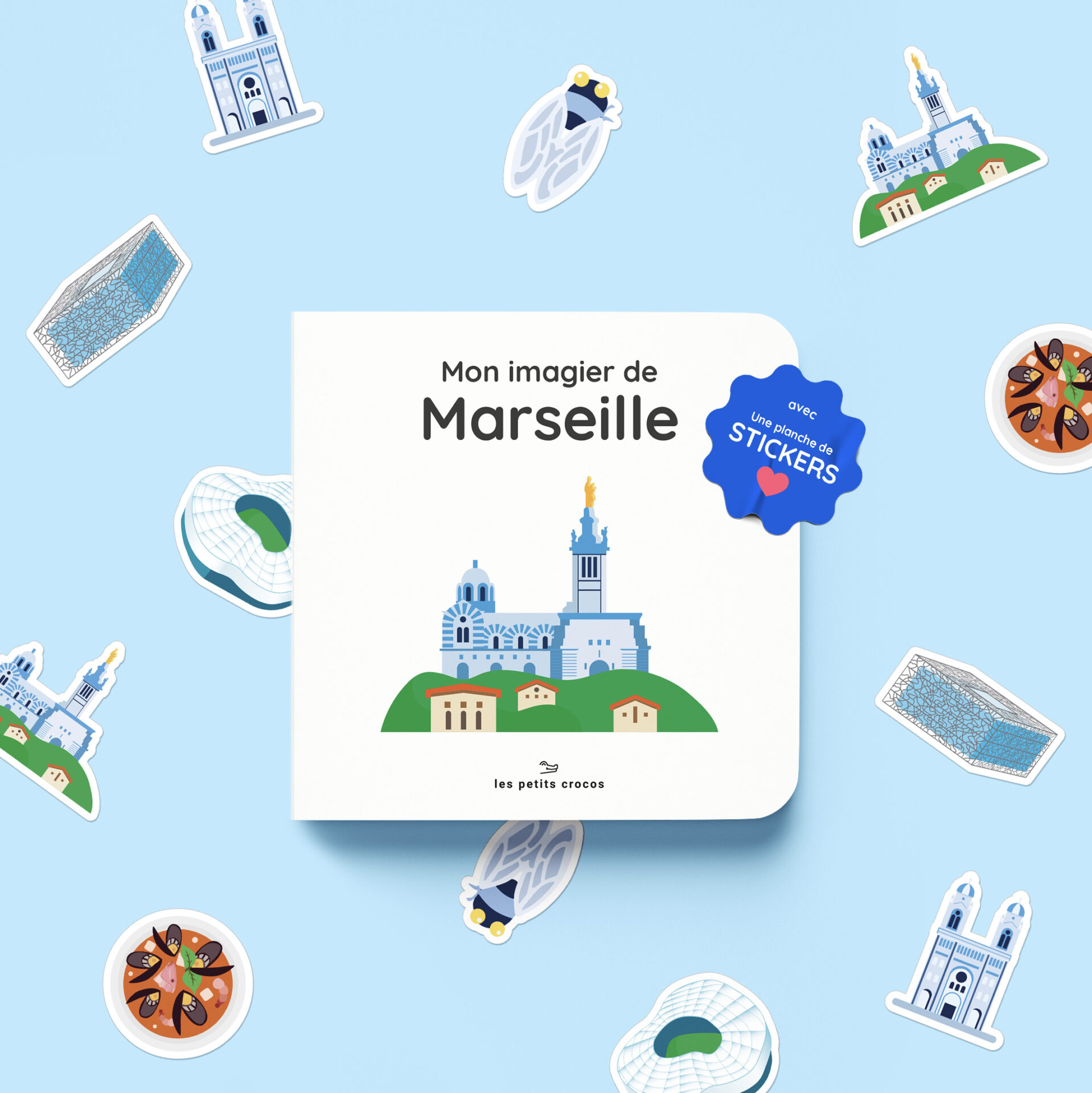 Couverture mon imagier de Marseille
